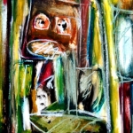 Action Painting auf kleinen Formaten