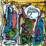 Action Painting auf kleinen Formaten
