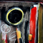 Action Painting auf kleinen Formaten