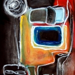 Action Painting auf kleinen Formaten