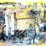 Action Painting auf kleinen Formaten