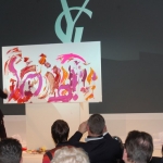Live Action Painting Etelka Kovacs-Koller for Yves Saint Laurent 2012
