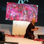 Live Action Painting Etelka Kovacs-Koller for Yves Saint Laurent 2012