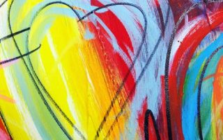 Heike Bruch und Etelka Kovacs-Koller beim Event Painting an der HSG St. Gallen