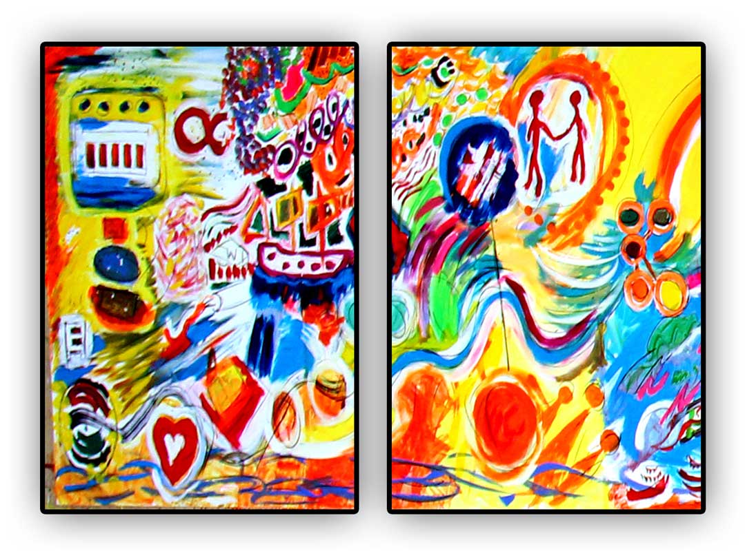 Ergebnis Gemälde Firmenevent Teampainting