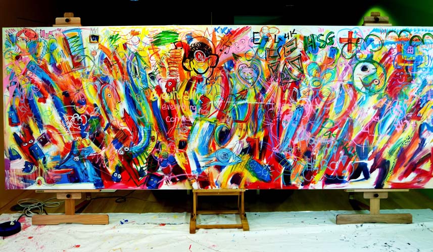 Event Painting HSG St. Gallen