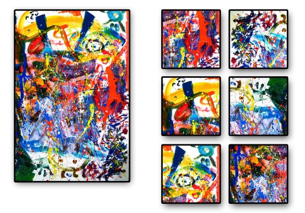 Innovationsteam Action Painting Ergebnisse des Teamevents