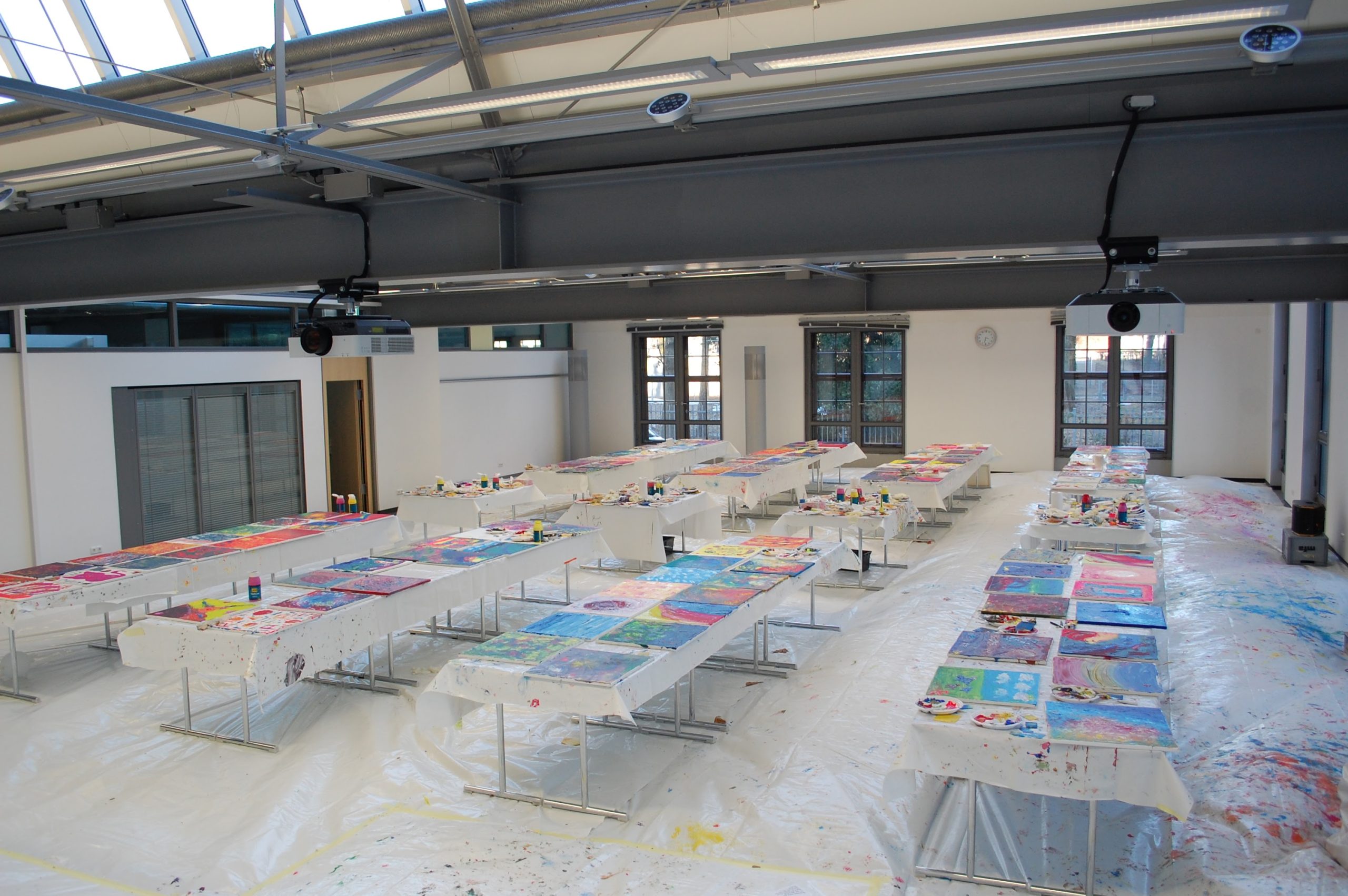 Teambuilding Teampainting gemeinsam malen in Potsdam