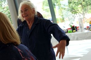 Moderatorin Etelka Kovacs-Koller