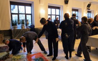 Teambuilding Kreativlabor in Mannheim Mitarbeiter Event malen