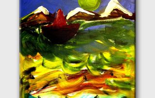 Kunstwerke Teambuilding Kunstevent gemeinsam malen