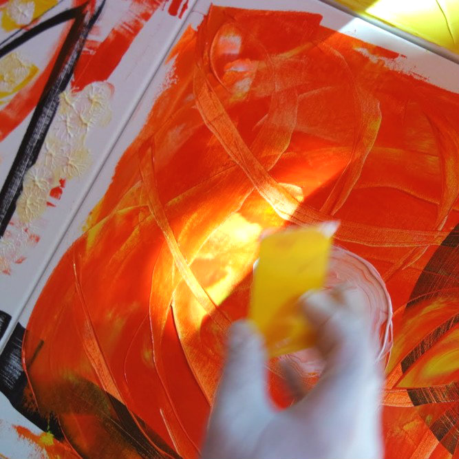 Leadership Conference Teampainting mit Etelka Kovacs-Koller