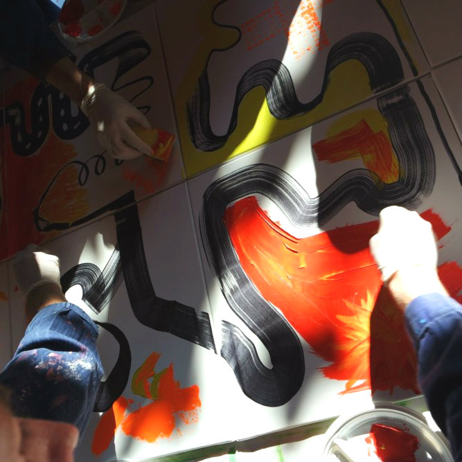 Leadership Teampainting mit Etelka Kovacs-Koller