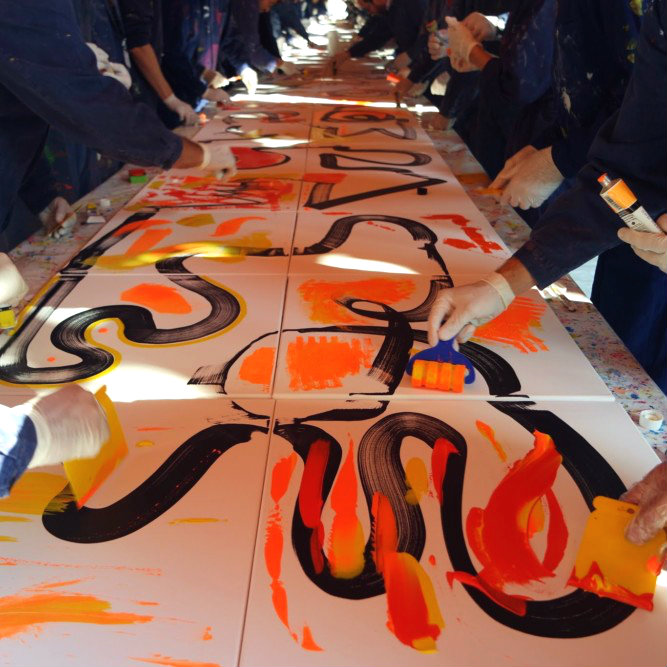 Leadership Teampainting mit Etelka Kovacs-Koller