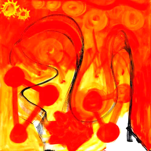 Gemälde Leadership Teampainting mit Etelka Kovacs-Koller