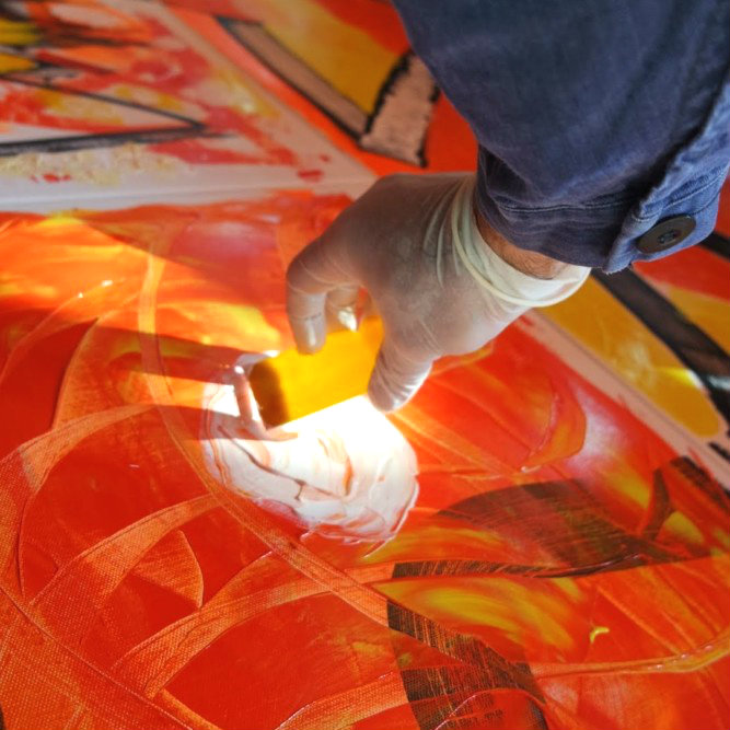 Leadership Teampainting mit Etelka Kovacs-Koller