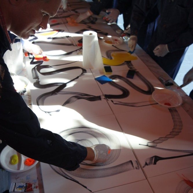 Leadership Teampainting mit Etelka Kovacs-Koller