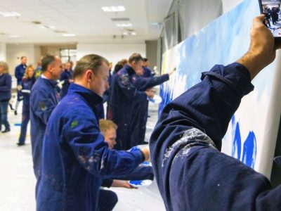 Teampainting gemeinsam malen