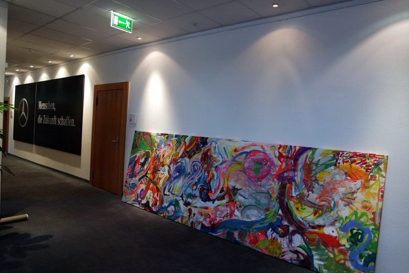 Teampainting Zukunftswerkstatt Daimler